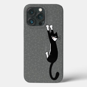 Case-Mate iPhone Case Chat noir et blanc accroché Drôle Tuxedo Cat
