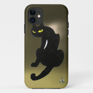 Coque Case-Mate Pour iPhone CHAT NOIR gris