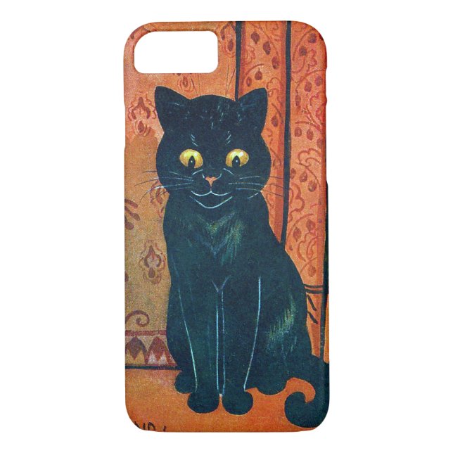 Coques Case-Mate iPhone Chat noir, Louis Wain (Dos)
