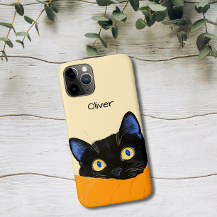 Case-Mate iPhone Case Chat Noir qui Épie