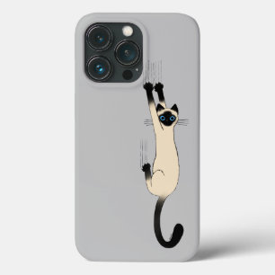Case-Mate iPhone Case Chat siamois suspendu   Chat drôle avec yeux bleus