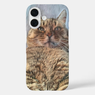 Coque Pour iPhone 16 Chat Tigre Majestueux