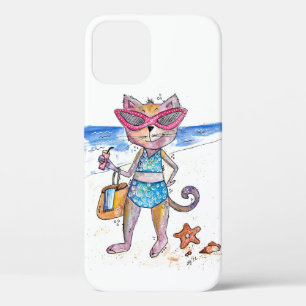 Case-Mate iPhone Case Chat Whimsical sur la plage