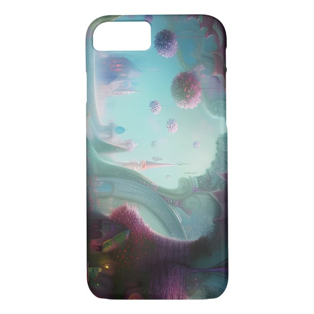 Coques Case-Mate iPhone Château des Fées dans la forêt enchantée (Dos)