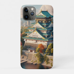 Case-Mate iPhone Case Château d'Osaka Paysage Japon Voyage Vintage