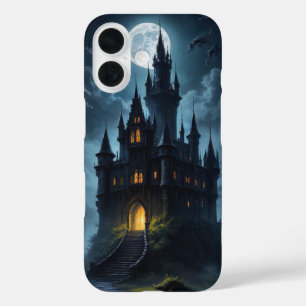 Coque Pour iPhone 16 Château gothique de Dracula à nith avec couverture