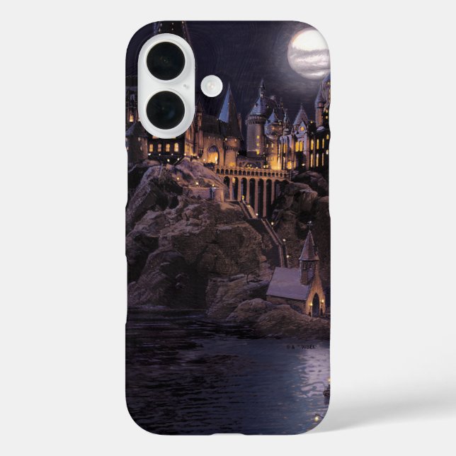 Coques Case-Mate iPhone Château Harry Potter | Grand lac à Hogwarts (Verso)