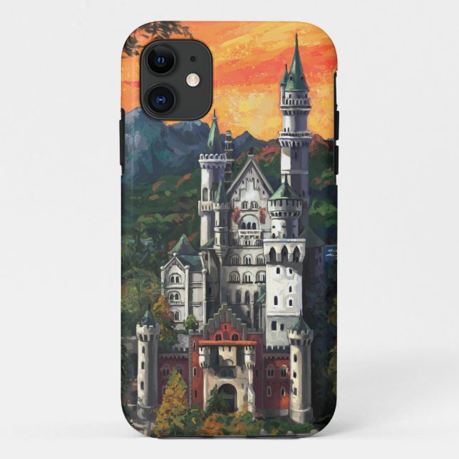 Coques Case-Mate iPhone Château Schloss Neuschwanstein (Dos)