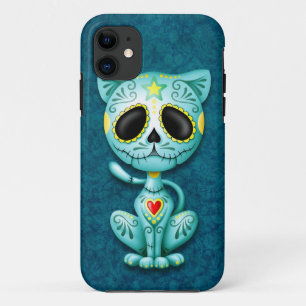 Coques Pour iPhone Chaton bleu de sucre de zombi