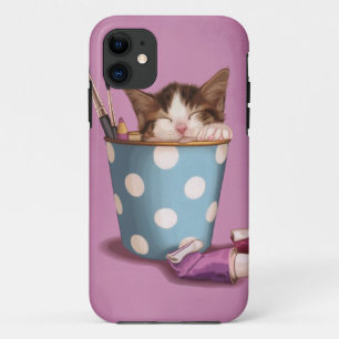 Case-Mate iPhone Case Chaton de pot de crayon