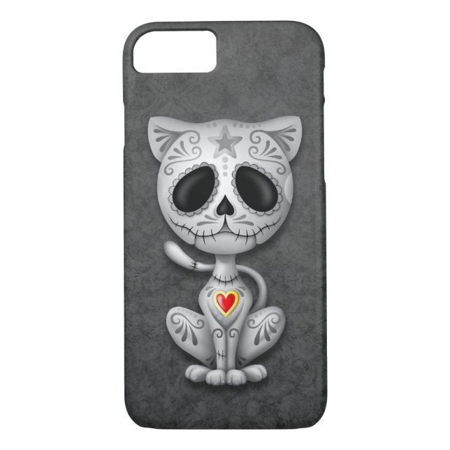 Coques Case-Mate iPhone Chaton foncé de sucre de zombi (Dos)