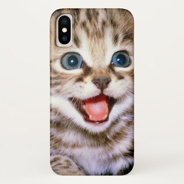 Coques Case-Mate iPhone Chaton pelucheux adorable mignon (Dos)