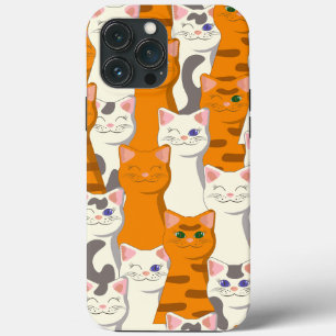 Case-Mate iPhone Case Chats blancs et gingembre motif yeux verts yeux bl