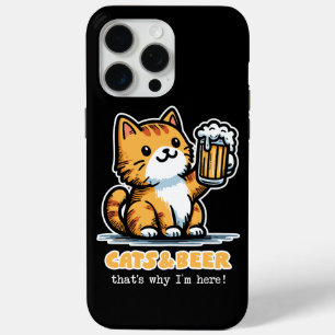 Coque iPhone 15 Pro Max Chats et bière 2