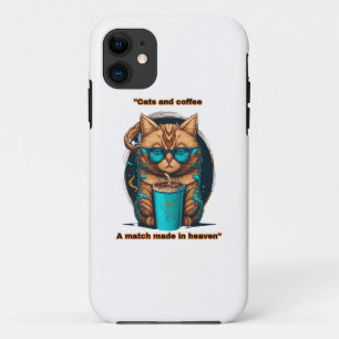 Case-Mate iPhone Case Chats et café - une allumette faite au paradis