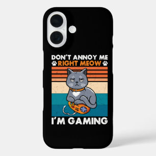 Coque Pour iPhone 16 Chats Et Jeux Pour Le Jeu Vidéo De Chats Pour Amat