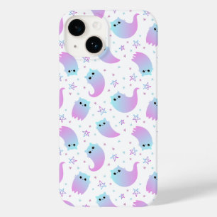 Coque Pour iPhone 14 Chats fantômes Halloween motif