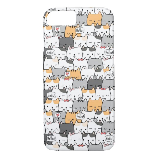 Coques Case-Mate iPhone Chats mignons (Dos)