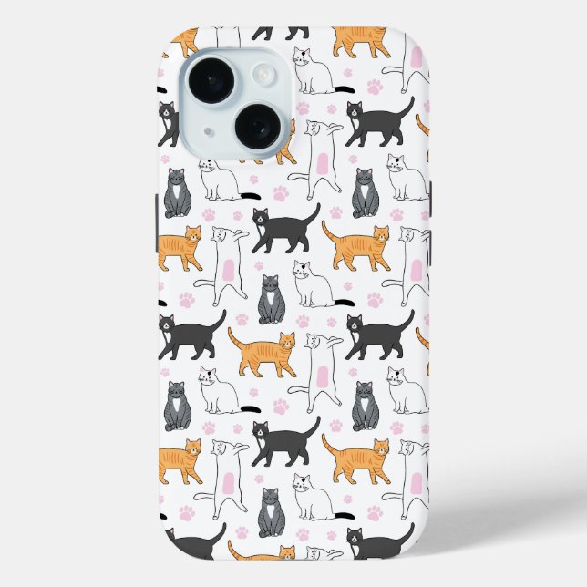 Coques Case-Mate iPhone Chats mignons (Verso)
