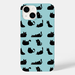 Coque Pour iPhone 14 Chats noirs amusants