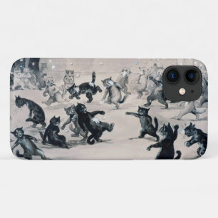 Case-Mate iPhone Case Chats Snowball Combat, Louis Wain
