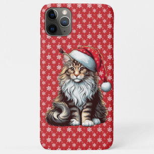 Case-Mate iPhone Case Chatte à coon du Maine de Noël, chatte à coon du M