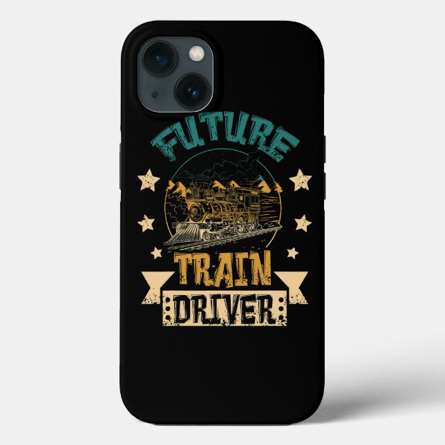 Coques Case-Mate iPhone Chauffeur de locomotive à vapeur Futur train (Verso)