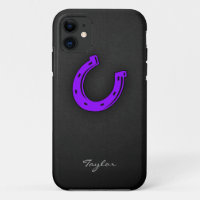 Chaussure Violet Cheval