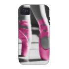 Chaussures de ballet roses lumineuses