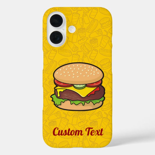 Coques Case-Mate iPhone Cheeseburger (Verso)