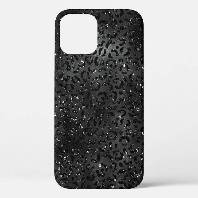 Coques Case-Mate iPhone Cheetah noir léopard peau Imprimer Motif animal (Verso)