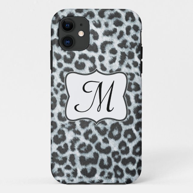 Coques Case-Mate iPhone Cheetah Spot Poster de animal Monogramme IPHONE 5  (Dos)