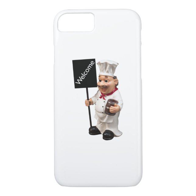 Coques Case-Mate iPhone Chef cuisinier - Carte de menu BIENVENUE (Dos)