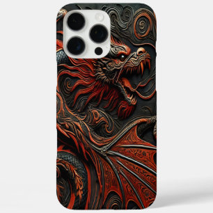Coques iPhone 16 Pro Max Chef-d'œuvre d'art du dragon