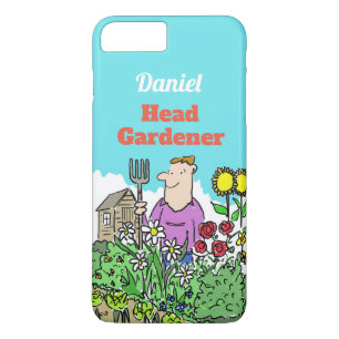 Coques Pour iPhone Chef Gardener. Ajouter votre choix de nom