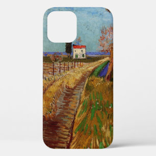 Coques Pour iPhone Chemin dans un champ, saules de Vincent van Gogh