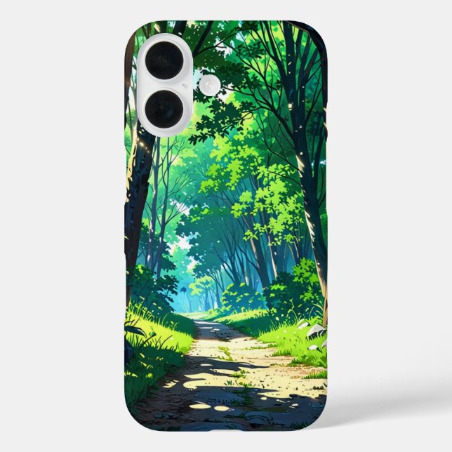 Coques Case-Mate iPhone Chemin forestier paisible (Verso)