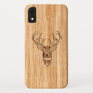 Case-Mate iPhone Case Chêne à queue blanche Buck Bois Grain Décor