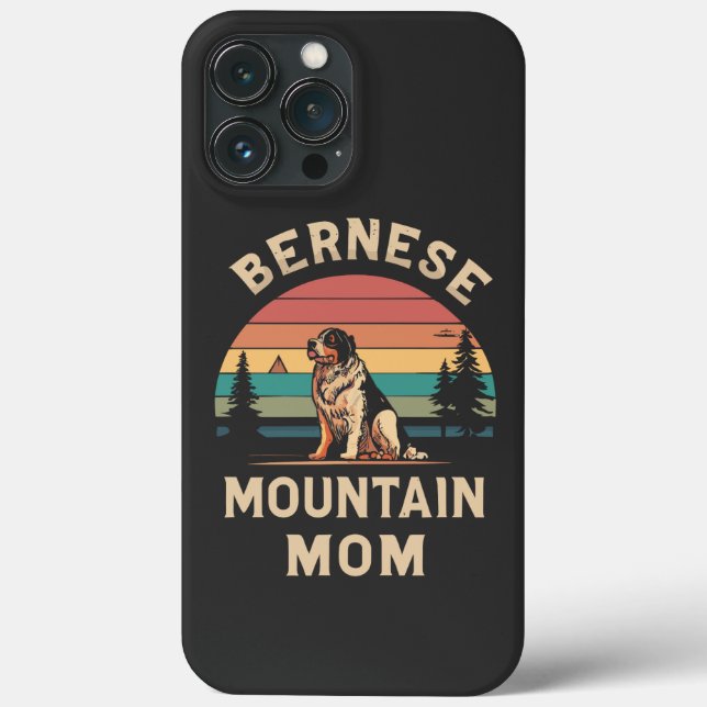 Coques Case-Mate iPhone Chercher ton amour : Bernese Mountain Dog Maman (Verso)