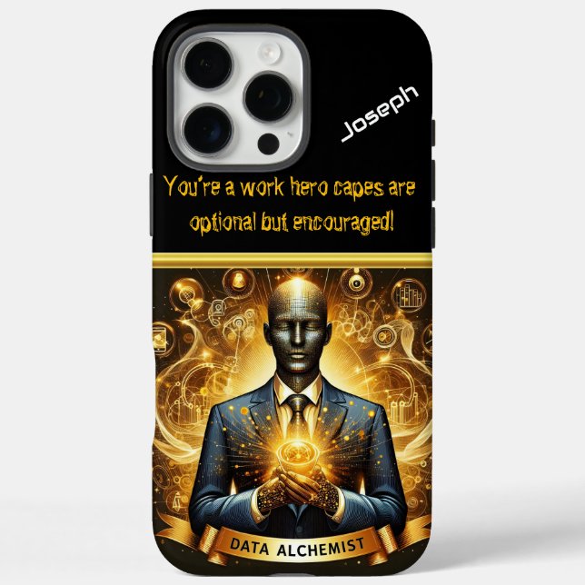 Coques Case-Mate iPhone Chercheur de données créatives au travail (Verso)