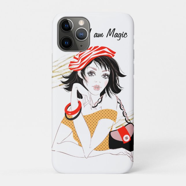 Coques Case-Mate iPhone Chérie Je suis Magique Attitude Citation (Dos)