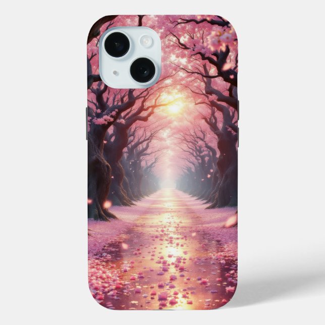 Coques Case-Mate iPhone Cherry Blossom Dreams: The Path of Pink Light (Verso)