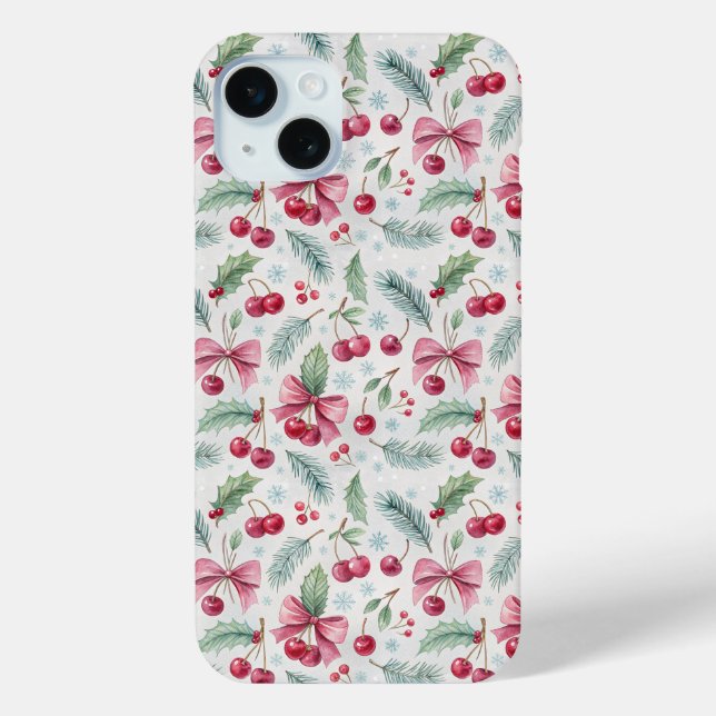 Coques Case-Mate iPhone Cherry Christmas (Verso)