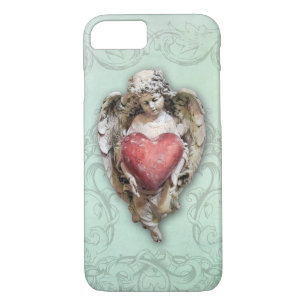 Case-Mate iPhone Case Cherub baroque vintage avec coeur