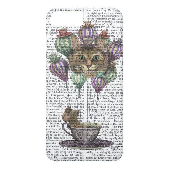 Coques Case-Mate iPhone Cheshire Chat Hot Air Balloon (Dos)