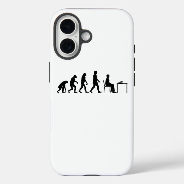 Coques Case-Mate iPhone Chess - Chess Player Evolution (Verso)