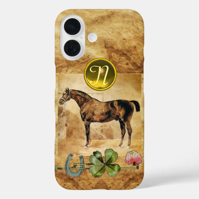 COQUES Case-Mate iPhone CHEVAL ANGLAIS, HORSESHOE, HORLOGE, HORLOGE (Verso)