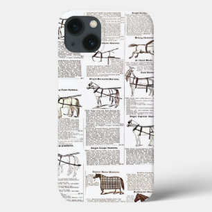 Case-Mate iPhone Case Cheval Antique Publicité Journal Art