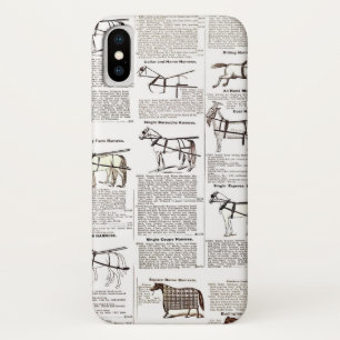 Case-Mate iPhone Case Cheval Antique Publicité Journal Art