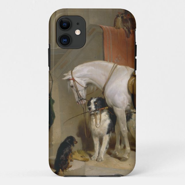 Coques Case-Mate iPhone Cheval chien Favoris peinture art Landseer Proprié (Dos)